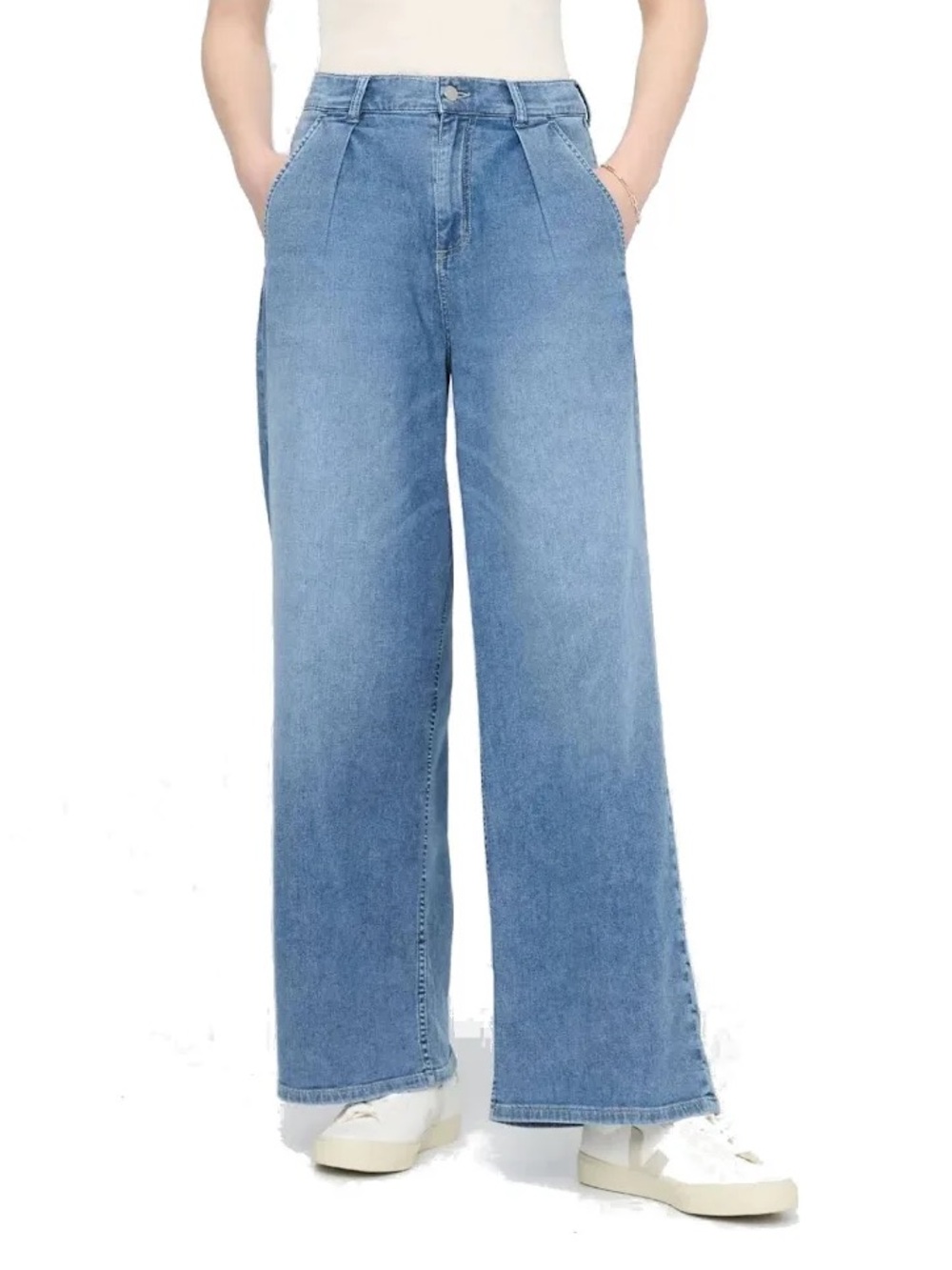 DU/ER Performance Denim Light Pleated Jean slate indigo